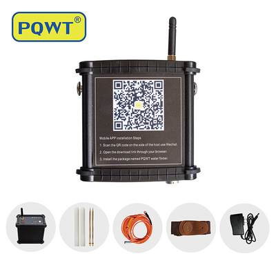 PQWT M400 Κινητός ανιχνευτής υπόγειων υδάτων υπόγειος ανιχνευτής 400m ανιχνεύει νερό από γεωτρύπα στο τηλέφωνο