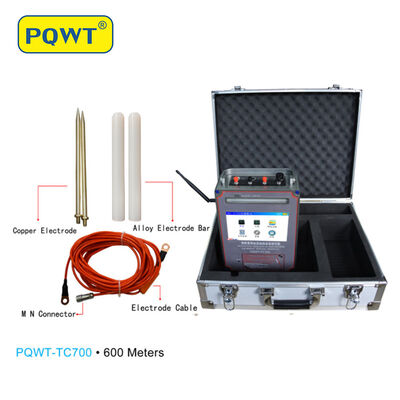PQWT-TC700 Portable Multi-function Geological Equipment Deep Well Water Detector Underground Finder 600M