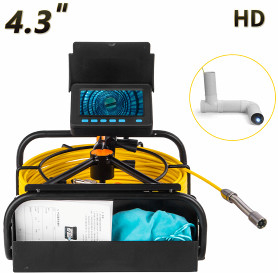 4.3inch 10m ανιχνευτών παρεμπόδισης σωλήνων υπόγεια επιθεώρηση καμερών σωλήνων καλωδίων