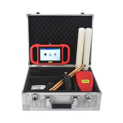 Ανιχνευτής νερού σειράς PQWT-TCM με βάθος ανίχνευσης 150m/300m/500m, οθόνη αφής LCD και επαναφορτιζόμενη μπαταρία λιθίου για ανεύρεση υπόγειων υδάτων