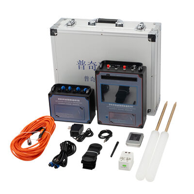 Ηλεκτρονικός ανιχνευτής νερού PQWT-TC1200 με οθόνη LCD πολλαπλών συχνοτήτων βάθους 1200m για την ανίχνευση βαθιών υπόγειων υδάτων